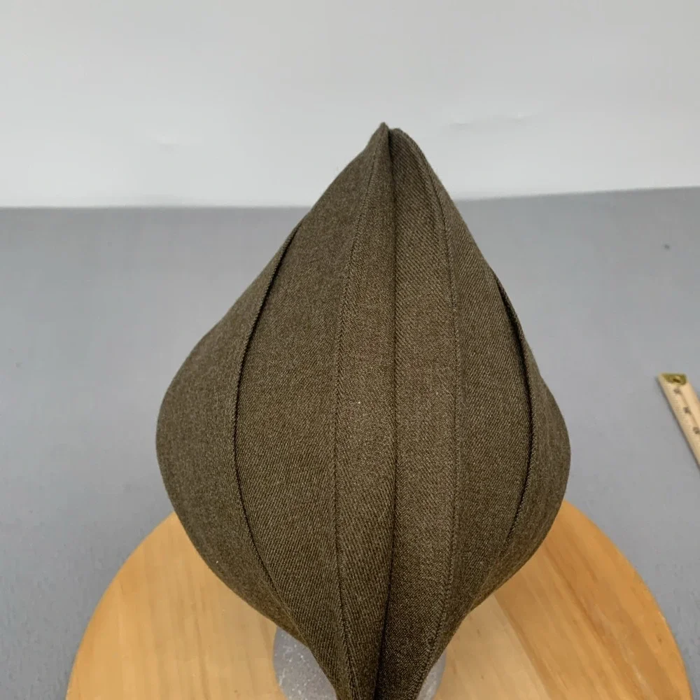 WWII British Field Service Cap 1944 J. Collett Ltd London Khaki Side Hat 7 1/8